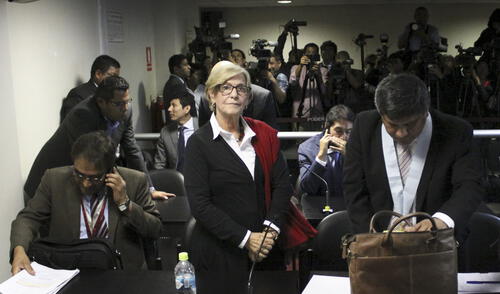 Sala aumenta a 24 meses prisión de Susana Villarán Sala aumenta a 24 meses prisión de Susana Villarán