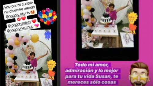 Rodrigo González responde la publicación de Susan Ochoa en Instagram. Rodrigo González responde la publicación de Susan Ochoa en Instagram.