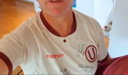 Mario Gómez decidió retribuir el cariño al club crema a través de un video. Foto: Universitario Mario Gómez decidió retribuir el cariño al club crema a través de un video. Foto: Universitario