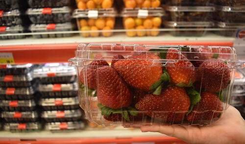 Envases de plástico PET de supermercados Wong