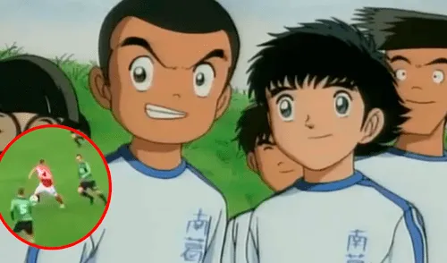 Facebook: Futbolista realiza jugada de Oliver Atom, pero define como Bruce Harper