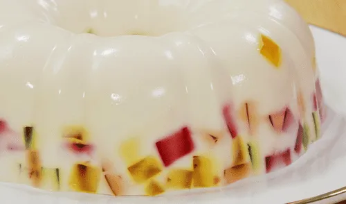 Torta mosaico de gelatina. Buenazo Torta mosaico de gelatina. Buenazo