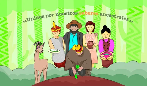 Plataforma virtual ‘Saberes que unen’. Foto: Facebook - difusión. Plataforma virtual ‘Saberes que unen’. Foto: Facebook - difusión.