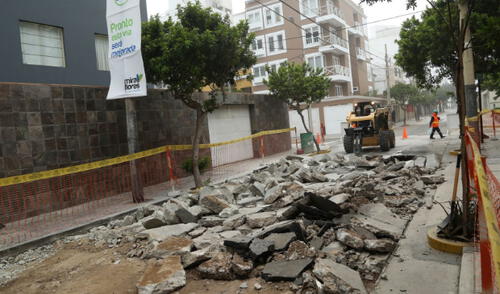 Miraflores: iniciaron las obras de mejoramiento de calle José Gálvez Miraflores: iniciaron las obras de mejoramiento de calle José Gálvez