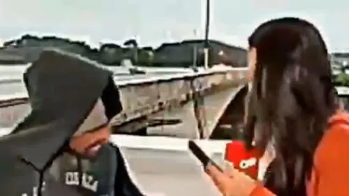 El robo fue confirmado por parte de otro colega. Foto: captura de pantalla. Brasil.