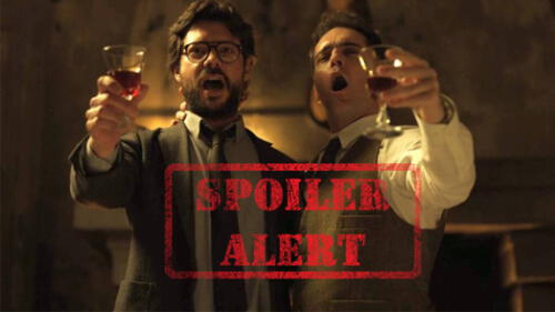 Berlín canta Ti amo en La casa de papel 4 - Fuente: Netflix Berlín canta Ti amo en La casa de papel 4 - Fuente: Netflix