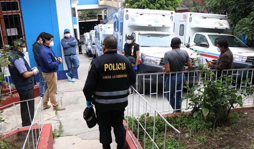 Fiscalía especializada durante inspección preliminar en el Gobierno Regional de Apurímac. Foto: GRA.