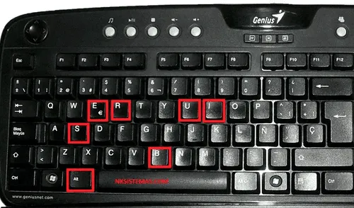 En Linux existen las combinaciones de teclas Magic SysRq, que pueden sacarte prácticamente de cualquier aprieto. Imagen: NKSistemas. Linux Windows 10 reisub SysRq