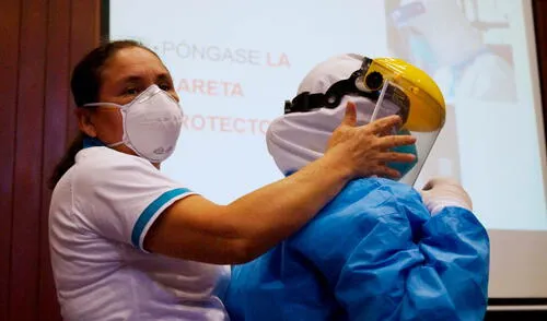 Profesionales recibieron EPP