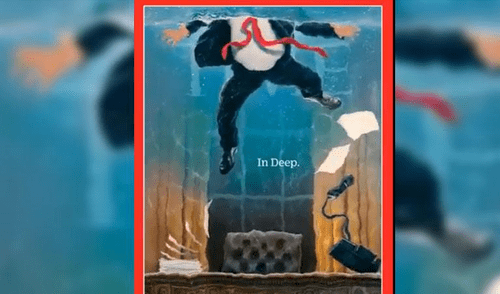 Donald Trump aparece de nuevo en revista Time "con el agua al cuello" [FOTO]