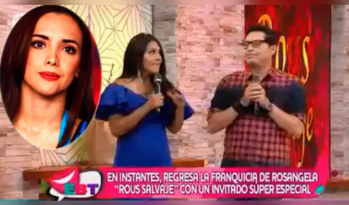 'Carloncho' corrigió a Rosángela Espinoza en vivo y ella no se queda callada [VIDEO]