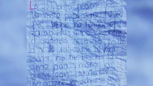 El menor, identificado como Uriel Reyes, decidió irse de su casa al perder sus útiles escolares. Foto: Difusión