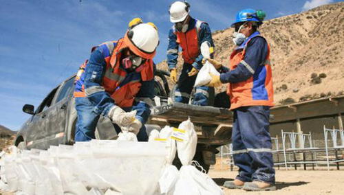 El empleo nacional en el sector minero fue el que más cayó en el trimestre móvil julio, agosto, setiembre 2020. Foto: Internet Empleo nacional
