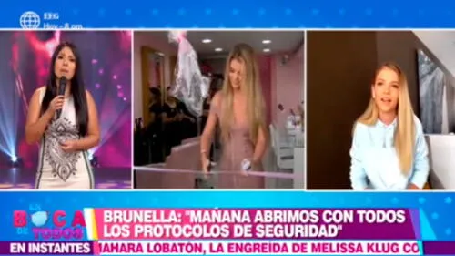 La empresaria anunció la reapertua de uno de sus salones de belleza, sin embargo, reveló el cierre de otro de sus locales por la pandemia. Foto: captura América TV La empresaria anunció la reapertua de uno de sus salones de belleza, sin embargo, reveló el cierre de otro de sus locales por la pandemia. Foto: captura América TV