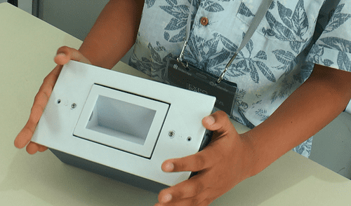 Niño de 10 años destacó con su invento “Tomacorriente habilitado” en la ‘Expo Patenta 2019’ [VIDEO]