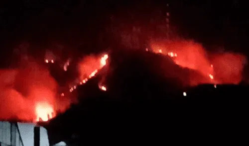 Cerro del Chiquihuite: así se vio el incendio forestal en Ciudad de México [FOTOS y VIDEO]