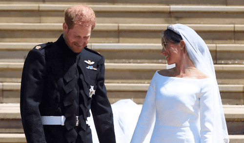 Boda Real: Las palabras del príncipe Harry al ver a Meghan Markle vestida de novia [VIDEO]