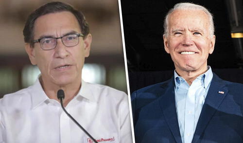 Martín Vizcarra y Joe Biden
