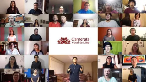En el video, se muestra a 30 integrantes de este coro, entre mujeres y hombres, entonando la canción desde sus casas.
