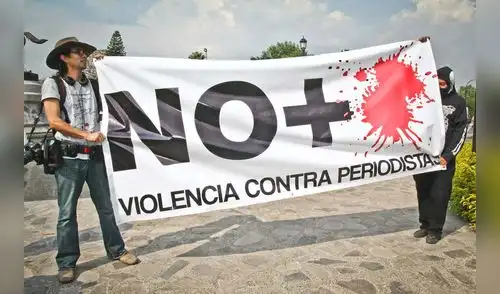 México: Periodistas protestan en el sur por asesinato de colega