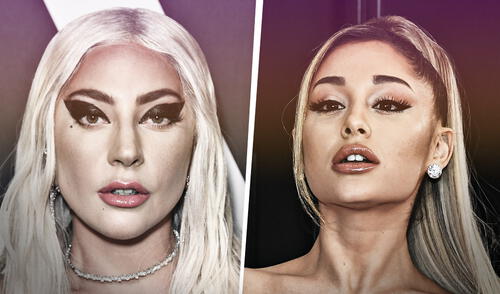 Lady Gaga y Ariana Grande encabezan lista de nominaciones a los  MTV VMA's 2020.  Fotos: AFP