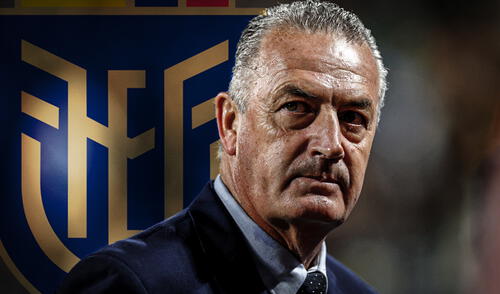 Ecuador fue la primera selección que dirigió el argentino Gustavo Alfaro. Foto: composición LR/AFP Gustavo Alfaro