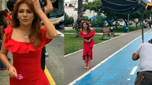 Magaly Medina festeja su regreso a ATV con atrevido bikinazo [VIDEO]