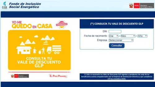 Vale de descuento, balón de gas