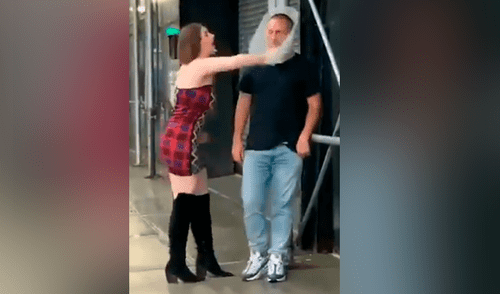 Facebook viral: novia le coloca ‘cono’ en la cabeza a su pareja y causa sorpresa en redes