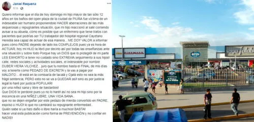 Padre denuncia acoso sexual en conocido centro comercial de Piura 