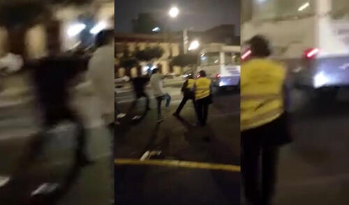 Cercado de Lima: Inspectores de transporte recibieron golpiza por parte de transportistas [VIDEO]