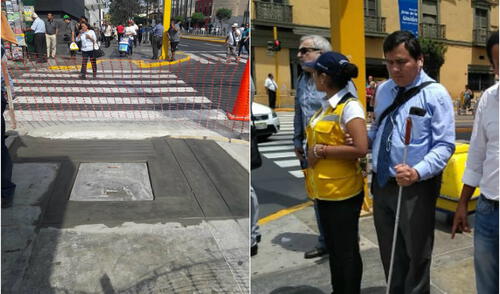 Arreglan rampas y veredas para personas con discapacidad [FOTOS]