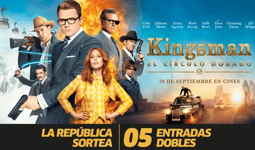 La República te lleva al cine a ver "Kingsman: El círculo dorado" La República te lleva al cine a ver "Kingsman: El círculo dorado"