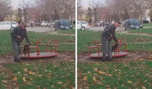 TikTok viral: anciano sale a pasear con su perro y protagonizan una conmovedora escena