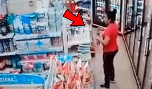 Facebook Viral: mujer es captada untándose líquido limpiador en su zona íntima para robar en tienda 