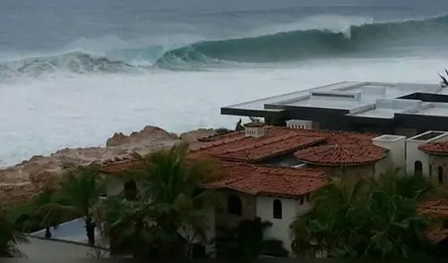 Raymond amenaza la costa de México. Foto: Difusión Raymond amenaza la costa de México. Foto: Difusión