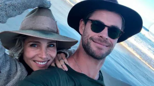Chris Hemsworth y Elsa Pataky protestan en Australia Chris Hemsworth y Elsa Pataky protestan en Australia