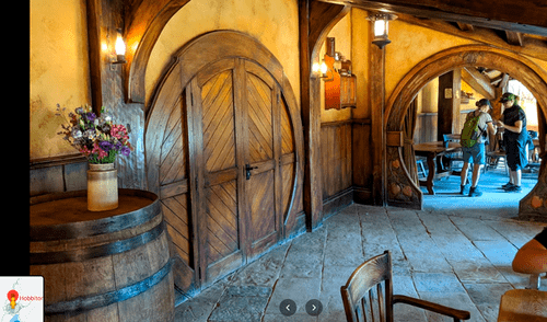 Desliza las imágenes para ver cómo luce realmente la Comarca que aparece en el Señor de los Anillos. Fotocapturas: Google Maps.