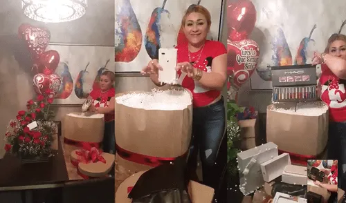 Facebook Viral: Dijo que su 'novio' le hizo varios regalos, pero un detalle la delató  [VIDEO]