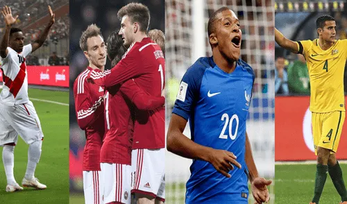 Rusia 2018: ¿Con quiénes se enfrentan hoy los rivales de Perú en el Mundial? 
