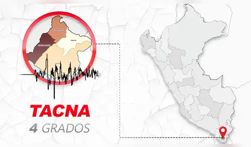 Reportan sismo en Tacna. Foto: Composición GLR Reportan sismo en Tacna. Foto: Composición GLR