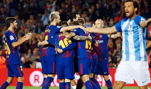 FC Barcelona venció 2-0 al Málaga y sigue en lo más alto de la Liga Santander [Resumen]