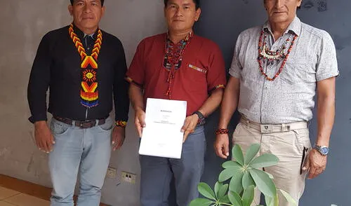 Indígenas presentan al gobierno plan de consulta previa sobre el Lote 192 Indígenas presentan al gobierno plan de consulta previa sobre el Lote 192