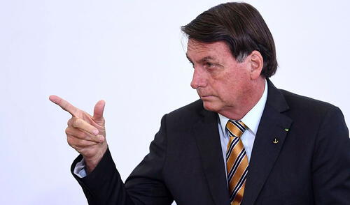 Jair Bolsonaro considera como "dictador" a quien obligue a las personas a vacunarse contra la COVID-19. Foto: AFP Jair Bolsonaro: “No voy a tomar la vacuna, es un derecho mío”