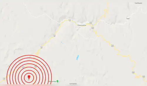 Sismo de 4.2 grados se registró esta madrugada en Huancavelica