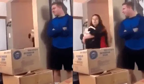 Facebook viral: gato tiene divertida reacción al ser asustado por el novio de su dueña [VIDEO] 
