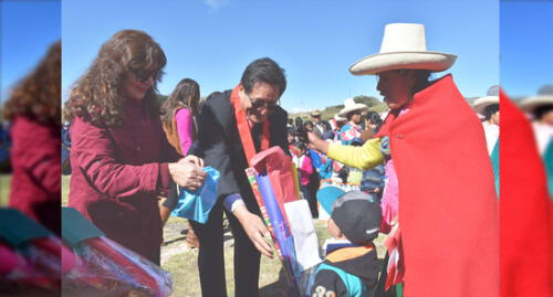 Corte de Cajamarca dona útiles escolares a niños en pobreza 