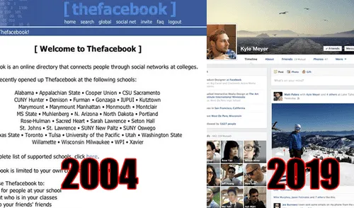 Facebook: red social de Mark Zuckerberg cumple 15 años y así fue su evolución [FOTOS]