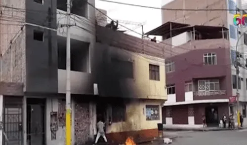 Desalojo en Barranca.