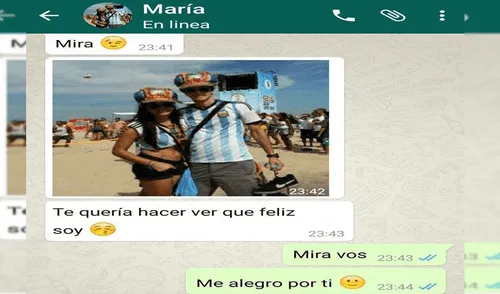 WhatsApp: Molestó a su expareja con foto de su nuevo novio y contestaron esto [FOTOS]
